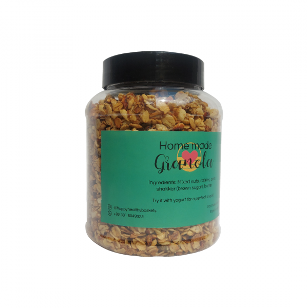 Homemade Granola - 500 gm - happyhealthybaskets