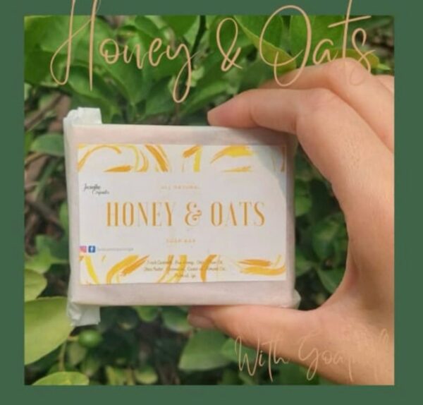 Honey and Oats Goatmilk Soap with shea butter