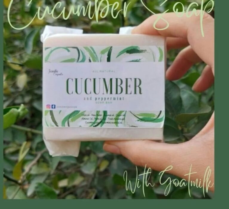 Cucumber Soap with Aloe Vera and Shea Butter
